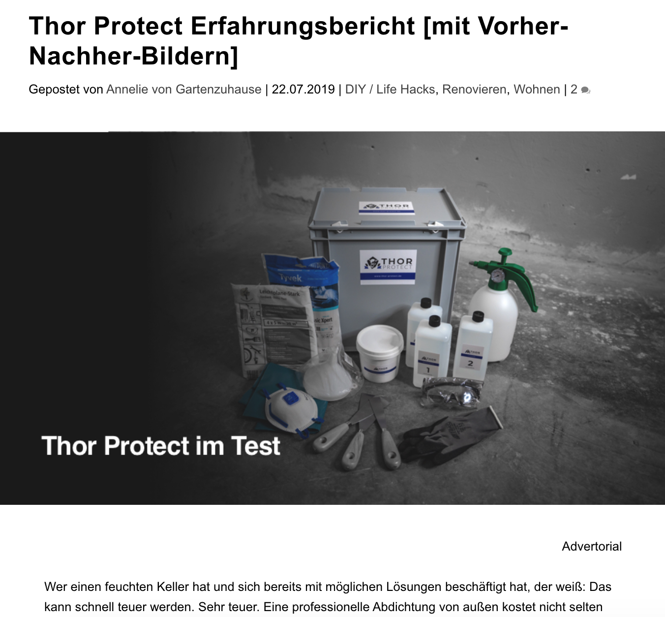 Erfahrungsbericht